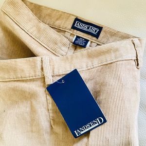 Lands’ End Tan Beige Corduroy Pants Size 22W